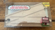 1992 Shining Time Wooden Thomas Train Engine Shed Switch Track New in Box