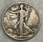 1943 Liberty Walking Half Dollar 50C Silver Circulated US Coin