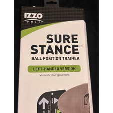 IZZO Golf Linkshänder Sure Stance Ball Position Trainer Neu im Karton