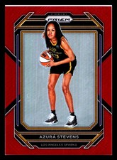2023 Panini Prizm WNBA #115 Azura Stevens Red /199 Los Angeles Sparks