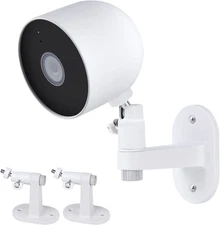 2Pack Adjustable Security Wall Mount Bracket for Google Nest Cam Outdoor or Indo