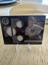 2024 Topps Tribute - Triple Relics Gerrit Cole #TTR-GC Purple /50 (MEM)