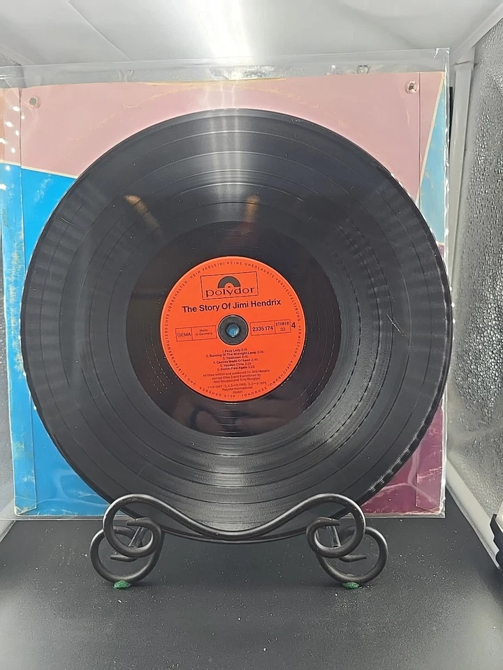 Super Rare The Story Of Jimi Hendrix LP UK Import German Press 33RPM G+/G+ - Image 4 of 4