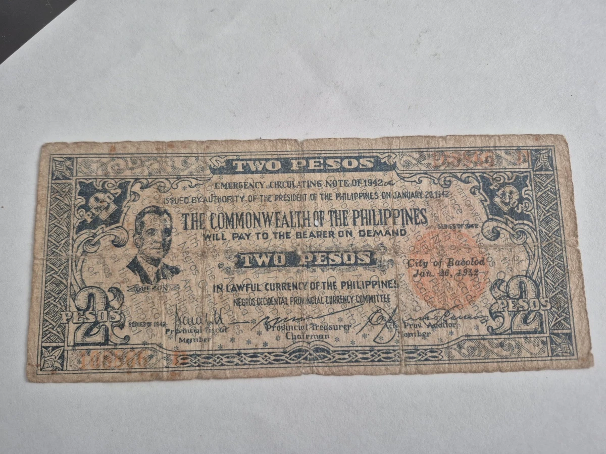 1942 Year Philippine Paper Money for sale | eBay