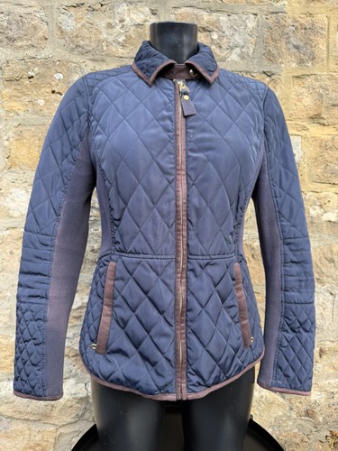 JOULES WOMEN’S NAVY MARCHESA LIGHT QUILTED JACKET COAT SIZE 12
