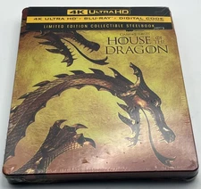 House of the Dragon:  First Season *Steelbook*  (4K Ultra HD + Blu-ray) New*