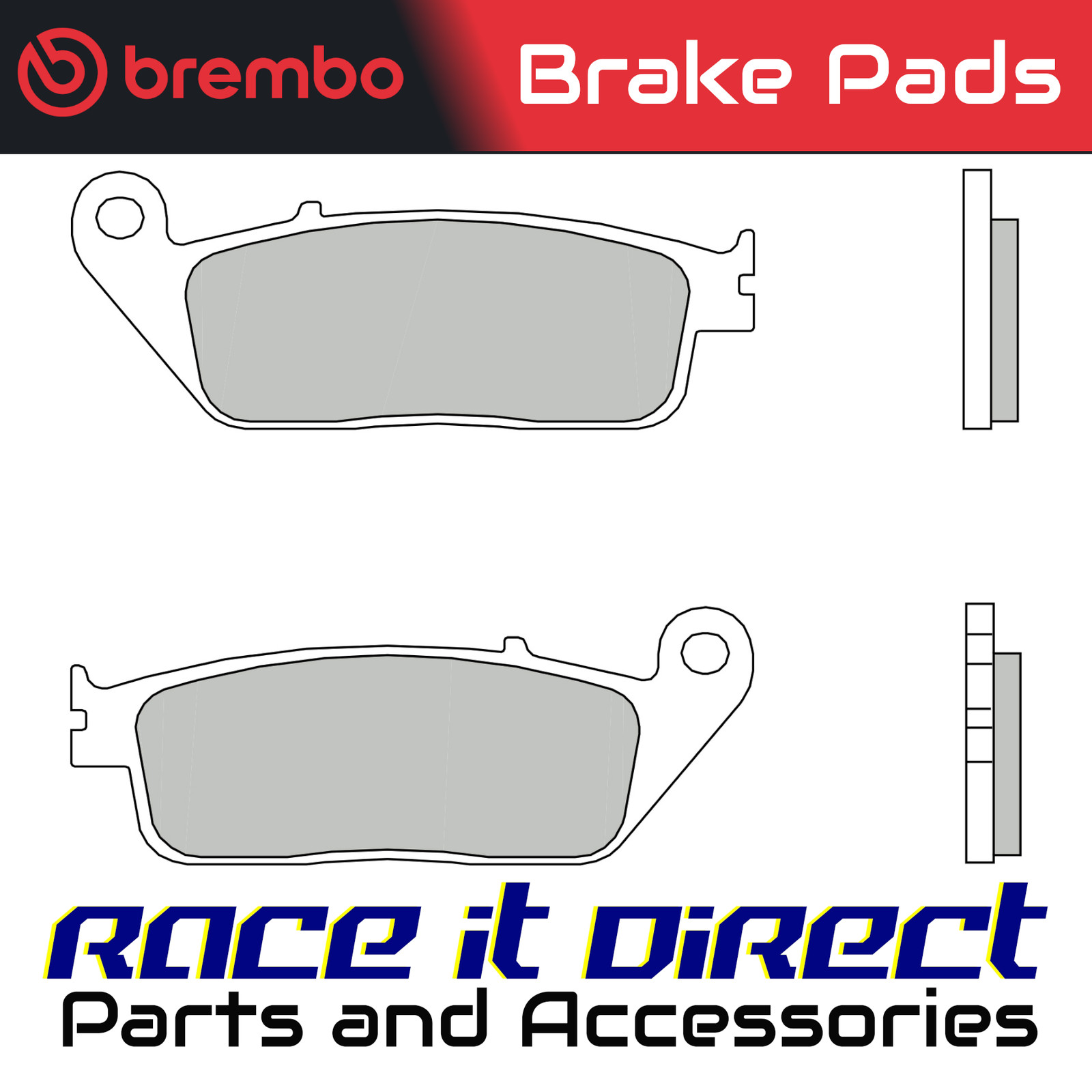 Brake Pads for YAMAHA VP 125 X-CITY 2008-2011 Front 74CC Scoot Brembo - Image 15
