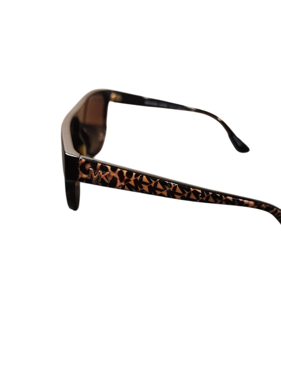 Michael Kors Y2K Leopard Sunglasses Michael Kors leopard-print square-frame Sunglasses | Brown  main image 2
