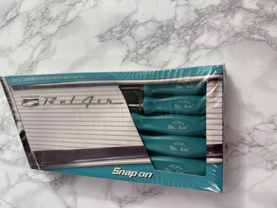 #ad Snap On USA TEAL Special Edition Screwdriver Set 1957 Chevrolet Bel Air NEW $250.00