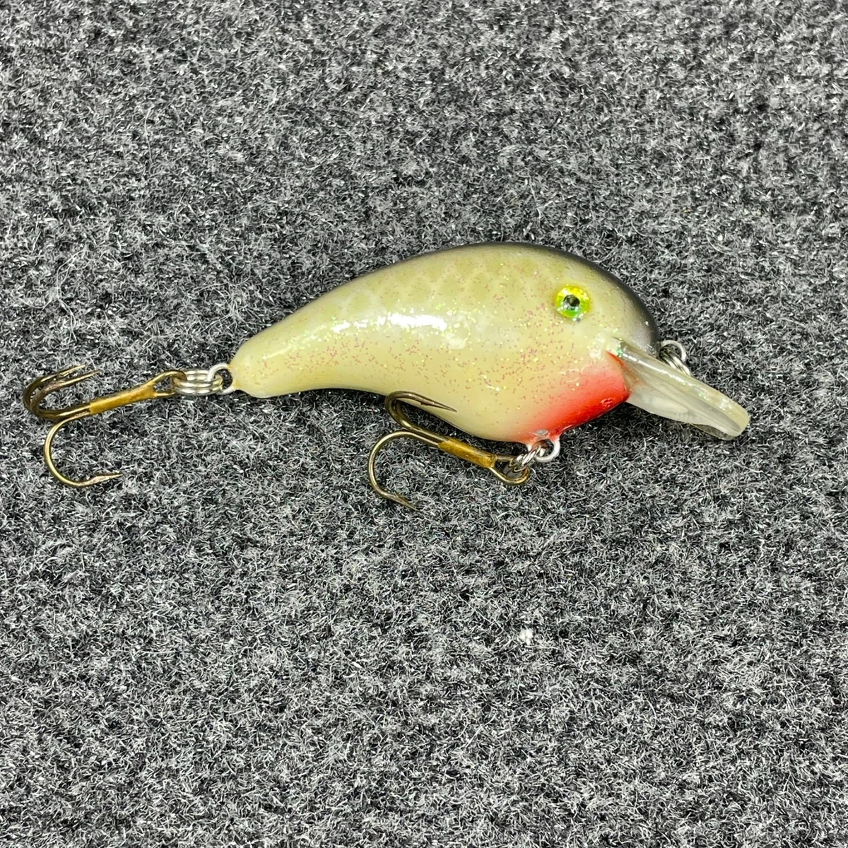 Leurre De Pêche Vintage Strike King Crankbait - Motif Pumpkin Seed - Rare - Neuf