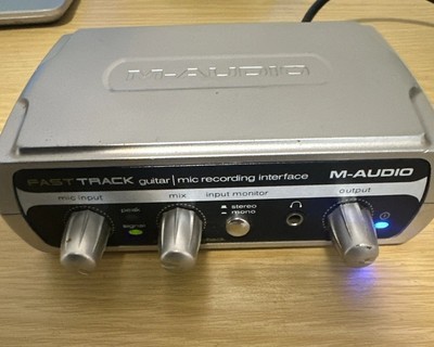 M-Audio Fast Track Guitar Instruments Mic Recording USB Digital Interface