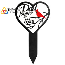 JMZYJZH Grave Decorations for Cemetery, 1 inch x 1 x 0.1 inch, Black
