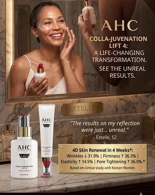 AHC Pro Shot Colla-Juvenation Lift 4 Set - K-Beauty Lift Serum & Eye Cream - New