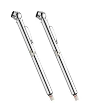 Car Tire Pressure Gauge - Pencil Type, 10-75 PSI Range, 2 Pack for Vehicles