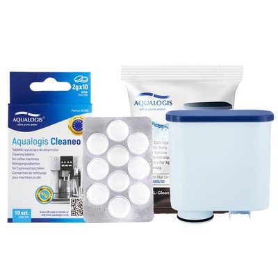 Saeco Philips Wasserfilter AL-Clean + Reinigungstabletten Komplett Pflegeset