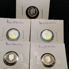 AUSTRALIA 2012 DATED $30 ~ YEAR OF THE DRAGON ~ 1 gram .999 SILVER ROUND LOT (5)