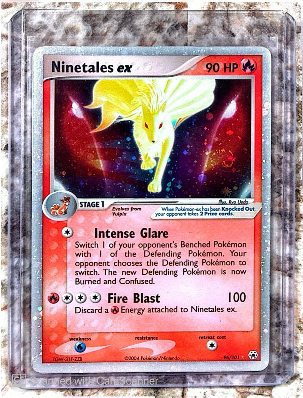 Ninetales ex Ultra Rare Holo 96/101 EX Hidden Legends 90 HP Pokémon TCG 2004 LP