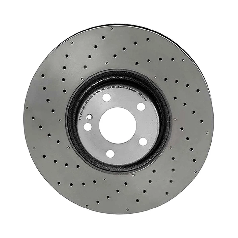 Rotor de freno de disco delantero Brembo 2 piezas para Mercedes-Benz C43 AMG 2017 2018 2019 Foto 2 de 3