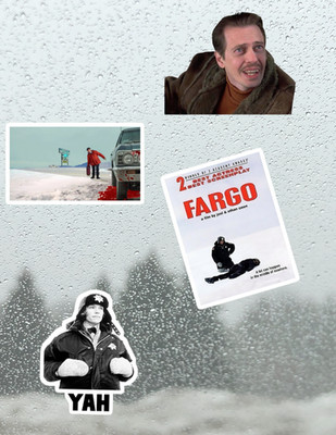 Fargo 90's Movie 4pc Sticker Pack