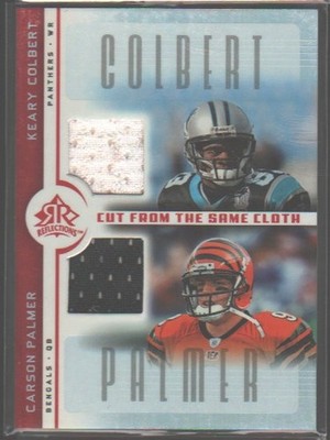 2005 Reflections Cut from the Same Cloth Keary Colbert Carson Palmer #CC-CP