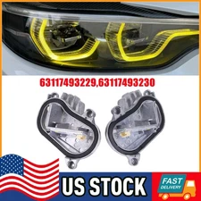 2PCS FOR BMW F80 M3 F82 M4 F32 F36 F86 LCI HEADLIGHT YELLOW CSL DRL MODULE L/R