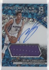 2016 Panini Spectra Spectacular Swatch Neon Blue 27/99 Skal Labissiere Auto 0q0