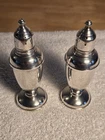 Reed & Barton Sterling Salt & Pepper Shakers 40 Weighted, Reinforced 4.5"T Vtg