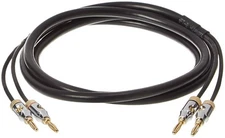 Amazon Basics Banana Plug Speaker Cable Wire, 16AWG, CL2 Rated - 6ft