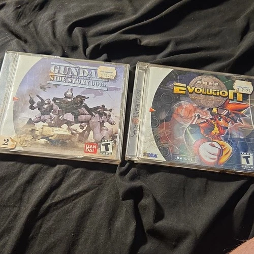 Bandai Ubi Soft Gundam Side Story 0079 Evolution Sega Dreamcast RPG T-Teen