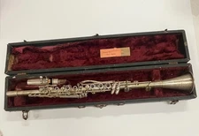Vintage Silver Clarinet C. J. Boston Elkhart Indiana in Case