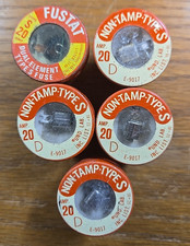 Buss Fustat Fuses - Type S 20 Amp VINTAGE 5 pcs