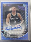 Topps Bowman Chrome 2025-26 Dylan Harper Spurs Rookie Auto Blue Refractor /150