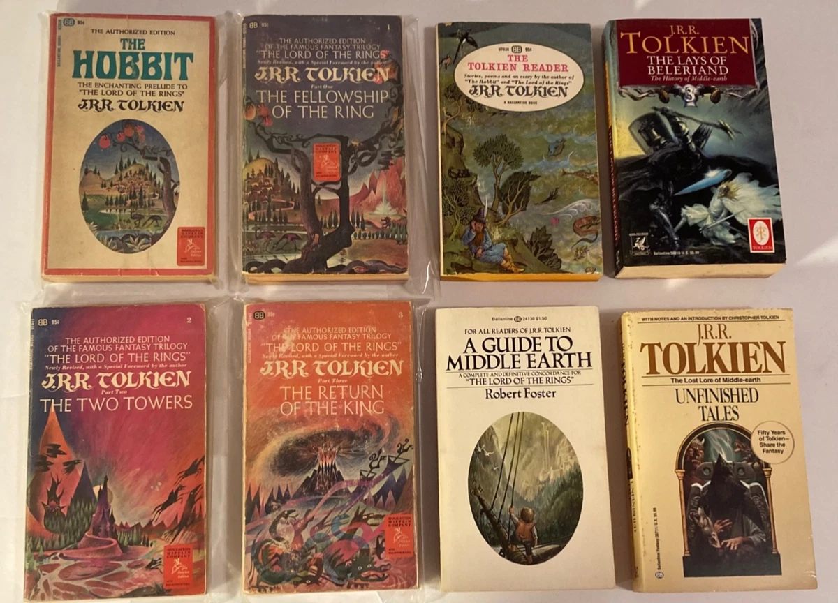 25+ The Lord of the Rings J.R.R. Tolkien Vintage Fiction Books for