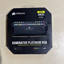 Corsair Dominator Platinum RGB 64GB (2x32GB) DDR5 DRAM 5200MHz Memory Kit -...