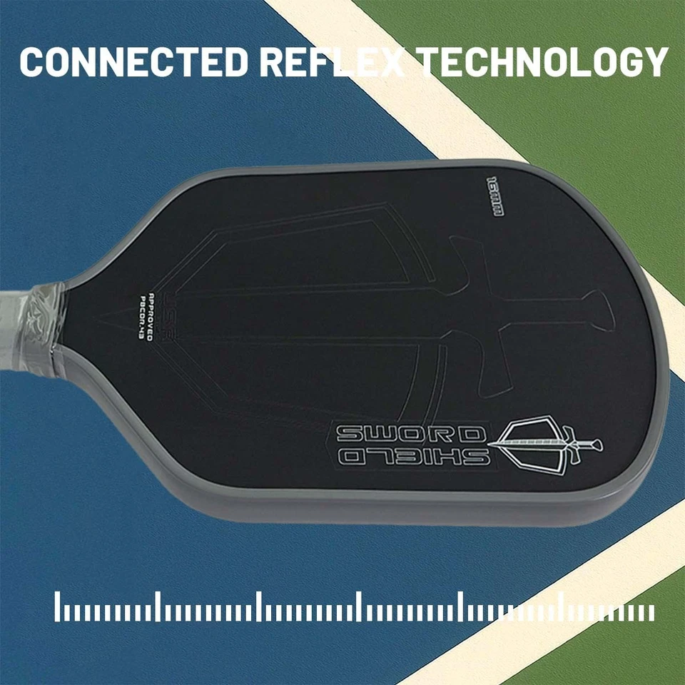 J2NF 16mm Sword & Shield Pickleball Paddle Gen4.5 Multi-Density All-Foam Core - Image 3 of 4