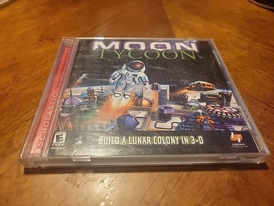 MOON TYCOON PC CD GAME by Real Life Games-Anarchy / Build a Lunar Colony in 3D