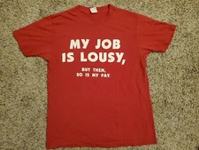 Red Vintage Spruce Tshirt Large L Retro 70's 80's Shirt Top