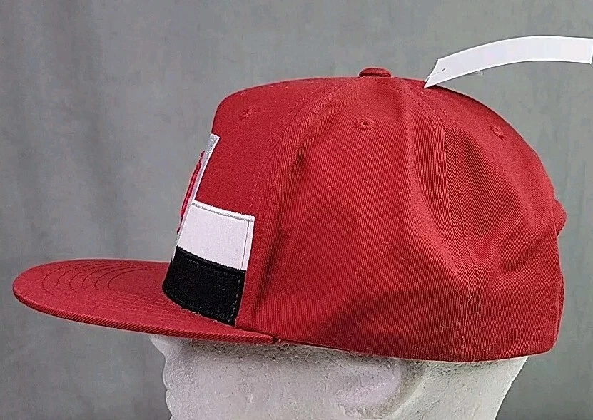 Sombrero de la Universidad de Indiana IU Hoosiers Correa Dos Rayas 3D Logo Gorra Foto 3 de 4