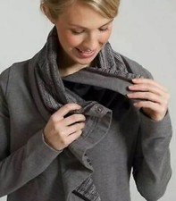 Lululemon Long Sleeve Savasana Wrap Cotton blend Jacket w/ Snaps Grey Size 4 NWT