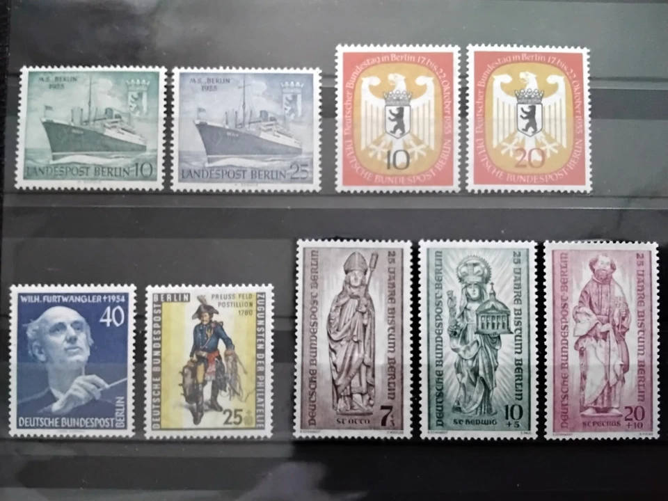 Berlin Lot / Sammlung / Jahrgang 1955 postfrisch KW 54.-€ - Bild 1 von 1