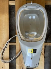 american electric light, 100W, 55V, 120V input, S54 lamp, photocell acceptable.