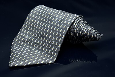 Vintage St Michael Marks & Spencer Silk Tie Grey