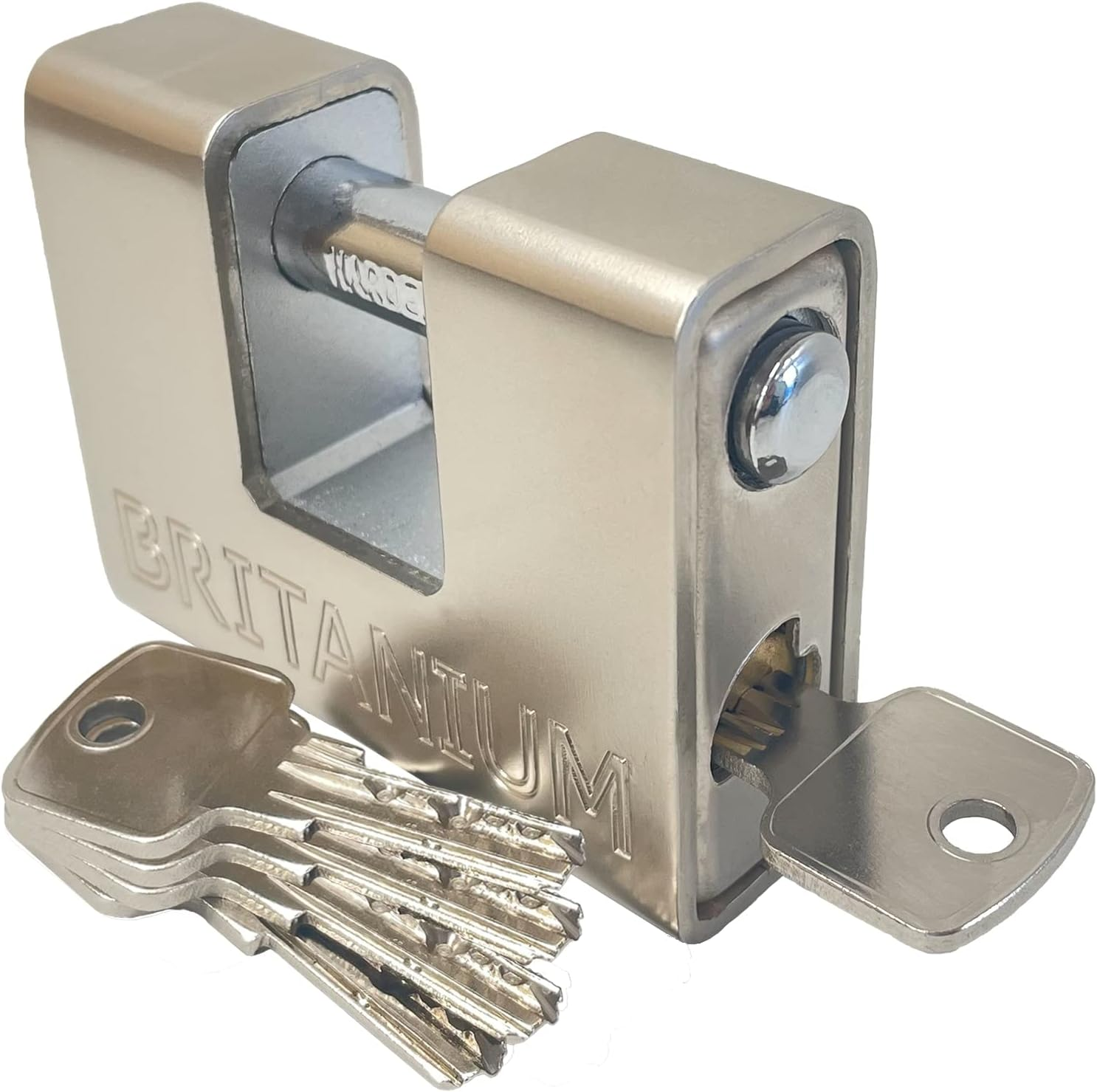 ® BRP74 [Armoured] High Security Container Padlock - [Heavy Duty] - [Anti Drill