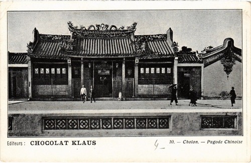 Carte Postale Ancienne CPA AK Saigon Porte De Pagode Vietnam Indochine (1439852)
