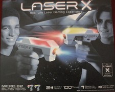 LASER X Real Life Laser Gaming Experience MICRO B2 BLASTERS Laser Tag NEW