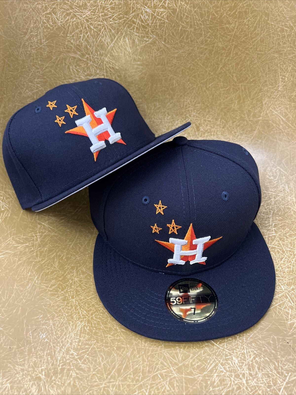 TRAVIS SCOTT X HOUSTON ASTROS NAVY 59FIFTY FITTED 7 Brand New Hat Club  Exclusive