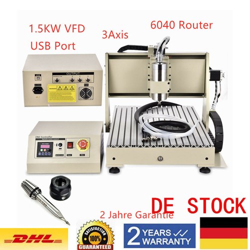 800/1500W CNC 3/4 Axis 3020/3040/6040 Router Engraver Engraving Drilling Machine - Picture 16 of 17