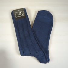 Vintage Christian Dior Mens Socks Cotton Blend Executive Tall 10-13 NOS