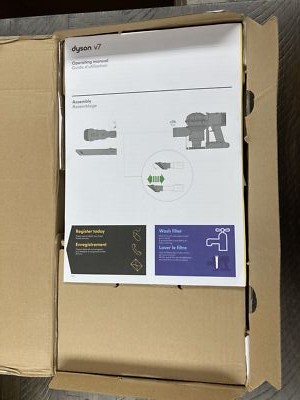 Dyson V7 Trigger Origin Handheld Vacuum Cleaner - White / Iron
