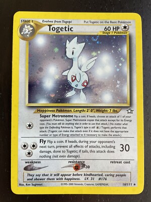 Pokemon Card - Togetic - Neo Genesis 16/111 - PSA GRADE MINT